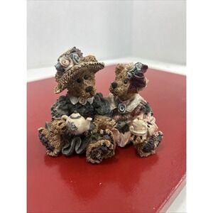 VTG Boyds Bears & Friends Emma And Bailey..Afternoon Tea‎ Multicolor Figurine